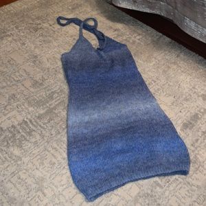 PRINCESS POLLY blair mini dress in blue size S/M